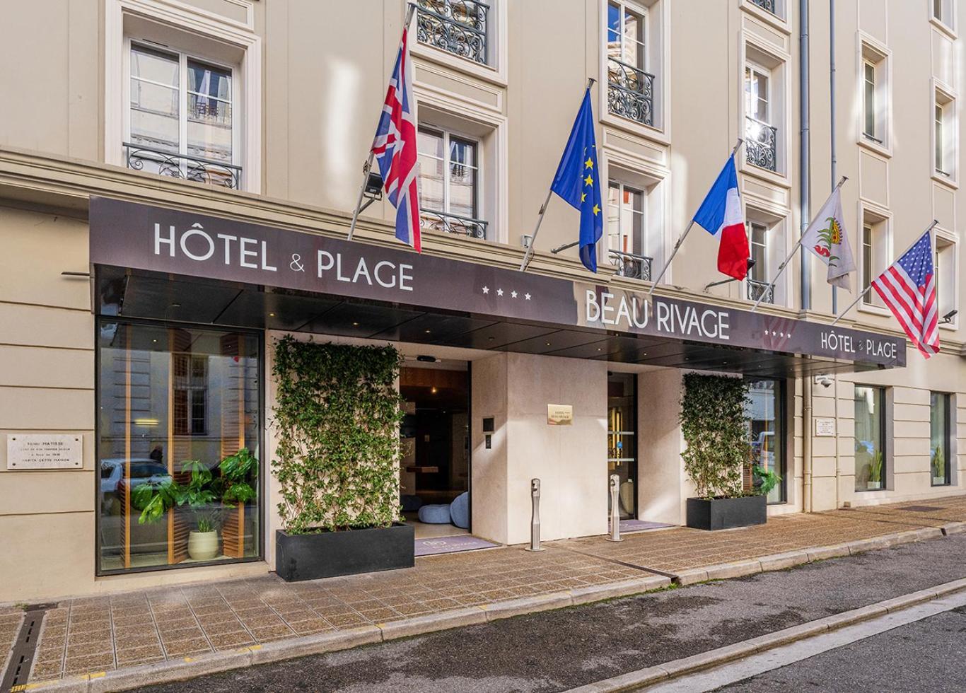 Hotel Beau Rivage Nice Bagian luar foto